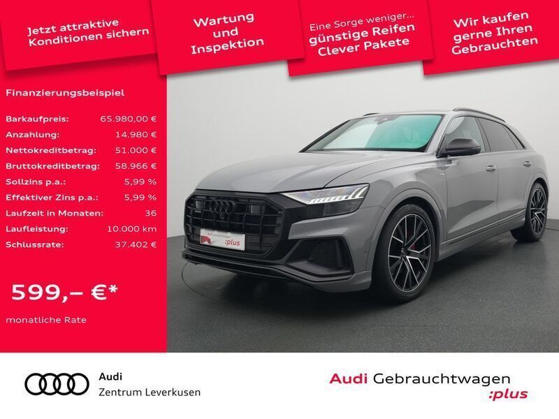 Schwarz Gebraucht 2022 Audi Q8 Competition SUV | 65.980 € (Etwas zu teuer) - Bild 1/4