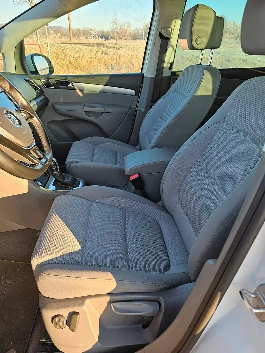 Gebraucht VW Sharan Comfortline 184 PS (135 kW) 2016 Weiß Van / Kleinbus