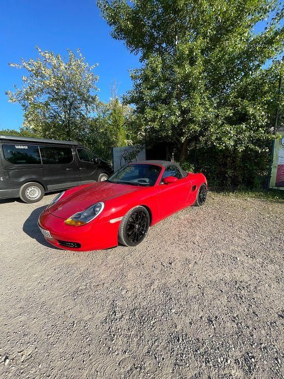 Gebraucht Porsche Boxster 204 PS (150 kW) 1997 Rot Cabrio