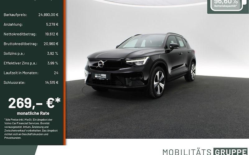 Gebraucht Volvo EX40 Core 175 kW (238 PS) 2022 Schwarz SUV
