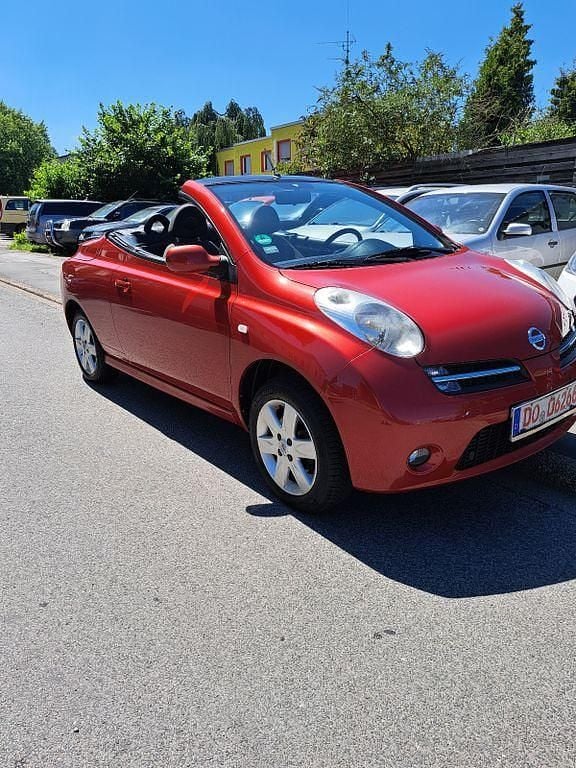 Gebraucht Nissan Micra C+C Basis 88 PS (64 kW) 2007 Rot Cabrio