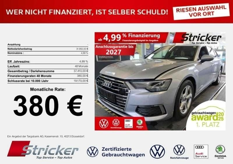Gebraucht Audi A6 Design 204 PS (150 kW) 2022 Florettsilber metallic (metallic) Kombi