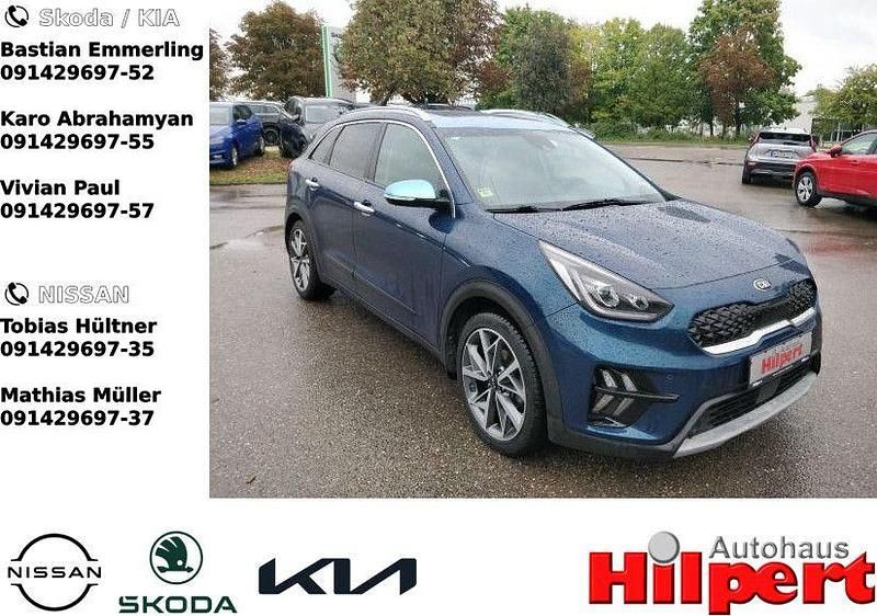 (c3u) ozeanblau met. (metallic) Gebraucht 2019 Kia Niro SUV | 18.440 € (Fairer Preis) - Bild 1/4