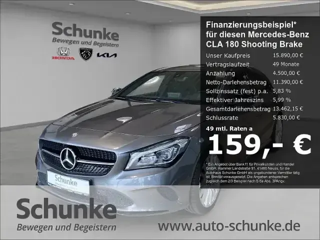 Gebraucht Mercedes CLA180 Shooting Brake 122 PS (89 kW) 2016 Kombi
