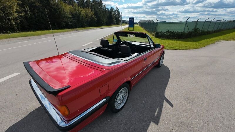 Rot Gebraucht 1986 BMW 325 Cabriolet Sport Line Cabrio | 28.900 € - Bild 1/4