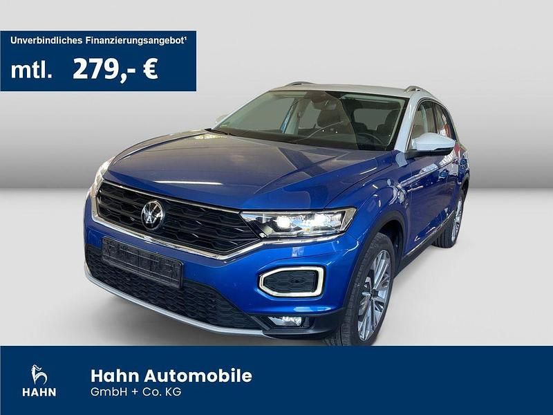 Ravennablau metallic Gebraucht 2021 VW T-Roc Style SUV | 20.495 € (Superpreis) - Bild 1/3