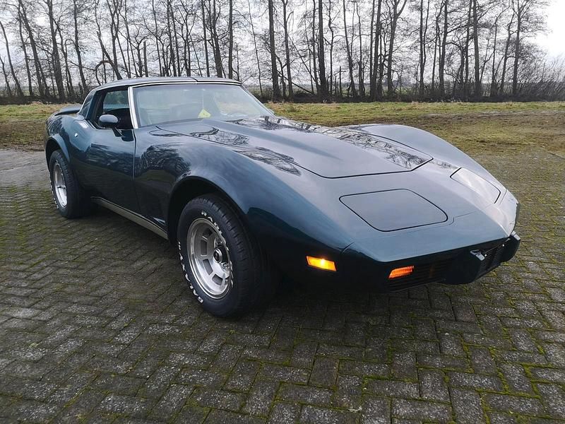 Second-hand Corvette C3 250 CP (183 kW) 1979 Albastru Coupe