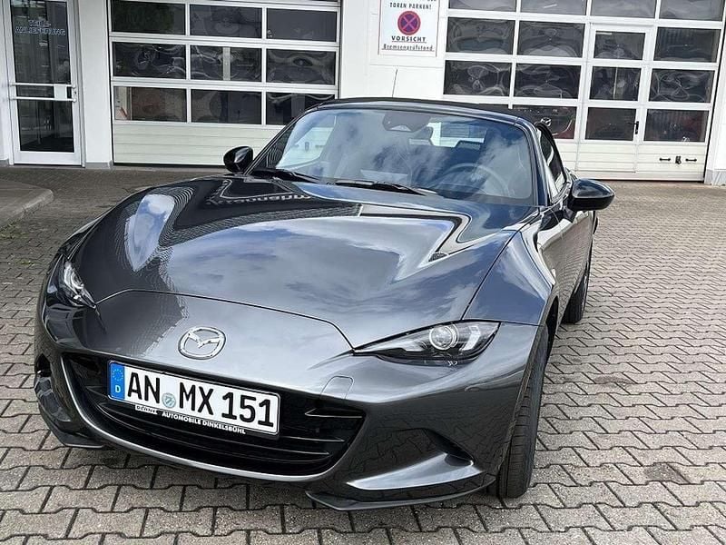 Machine gray Neu 2025 Mazda MX5 Homura-Line Cabrio | 32.670 € (Fairer Preis) - Bild 1/4
