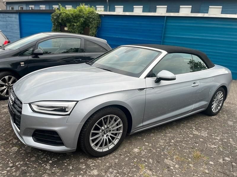 Silber Gebraucht 2018 Audi A5 Cabriolet Comfort Cabrio | 24.490 € (Superpreis) - Bild 1/4