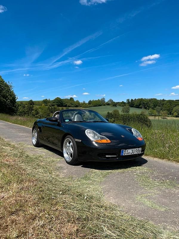 Schwarz Gebraucht 2001 Porsche 986 Boxster Cabrio | 14.999 € (Guter Preis) - Bild 1/4