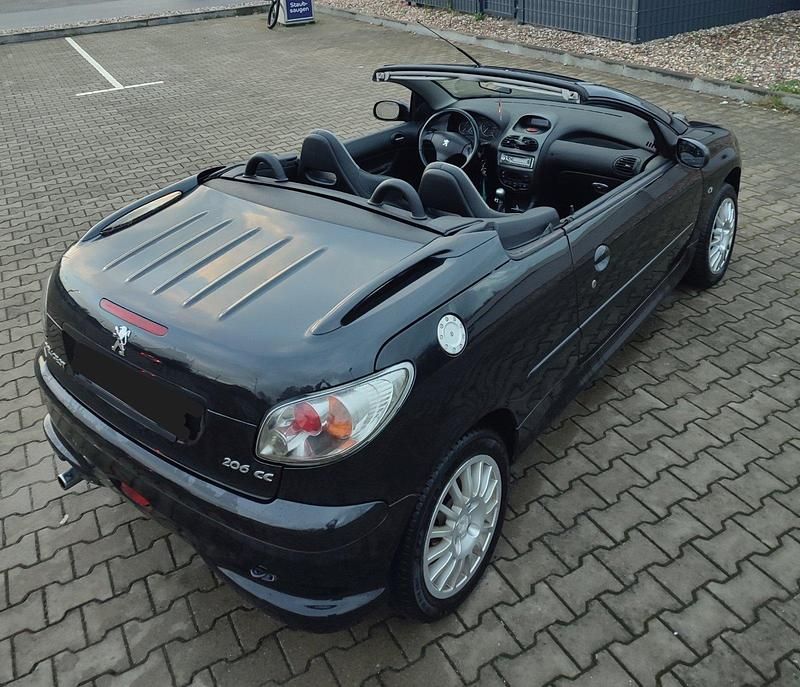 Schwarz Gebraucht 2005 Peugeot 206 CC Cabrio | 1.500 € (Guter Preis) - Bild 1/4