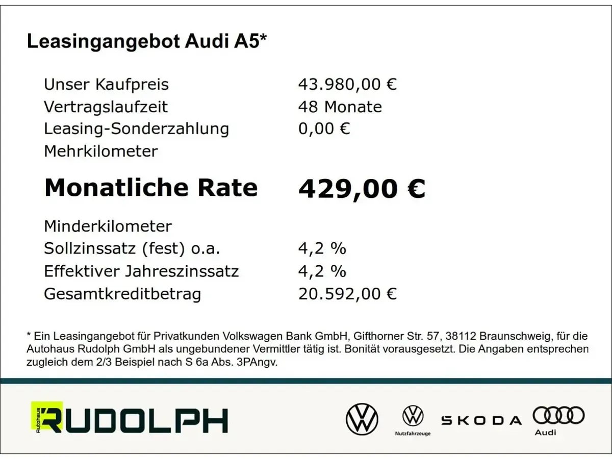 Second-hand Audi A5 Ambiente 204 CP (150 kW) 2025 Negru Break