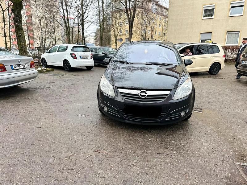 Schwarz Gebraucht 2007 Opel Corsa Kleinwagen | 1.799 € - Bild 1/4