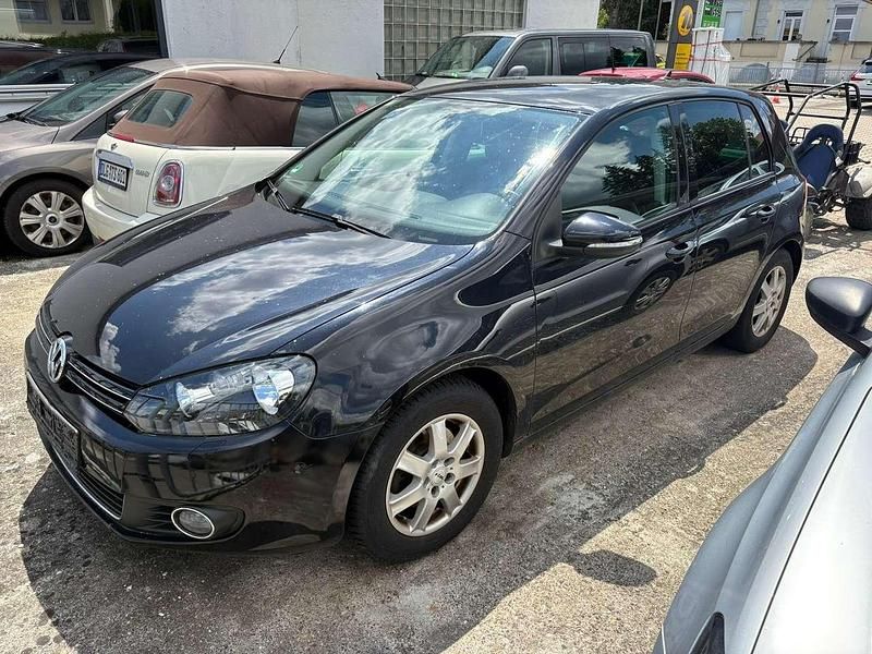 Schwarz Gebraucht 2009 VW Golf VI Highline Kleinwagen | 3.250 € (Superpreis) - Bild 1/4