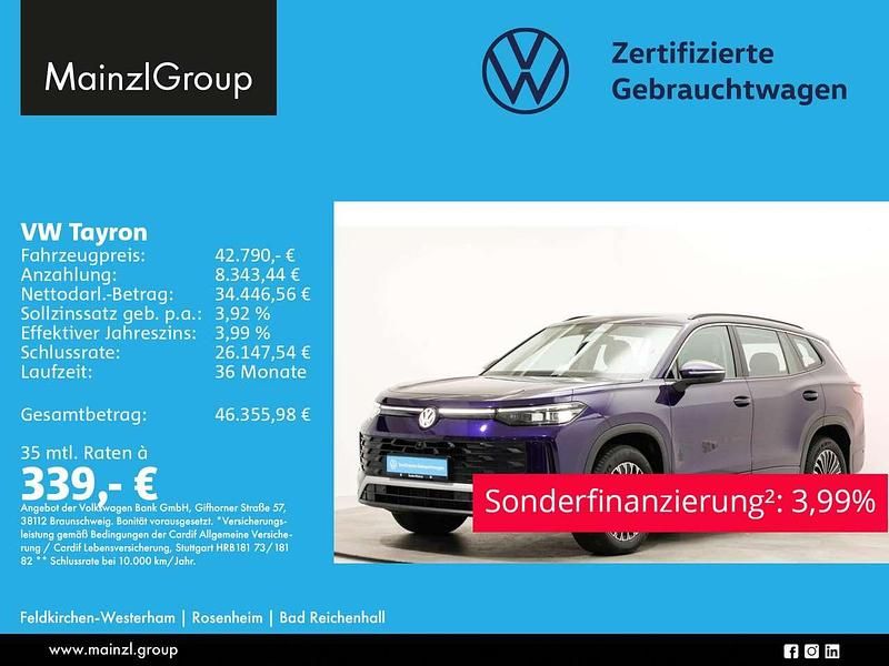 Gebraucht VW Tayron S 193 PS (141 kW) 2025 Ultra violet metallic SUV