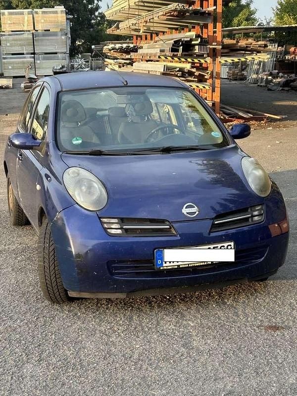 Blau Gebraucht 2005 Nissan Micra Acenta Kleinwagen | 650 € (Superpreis) - Bild 1/4