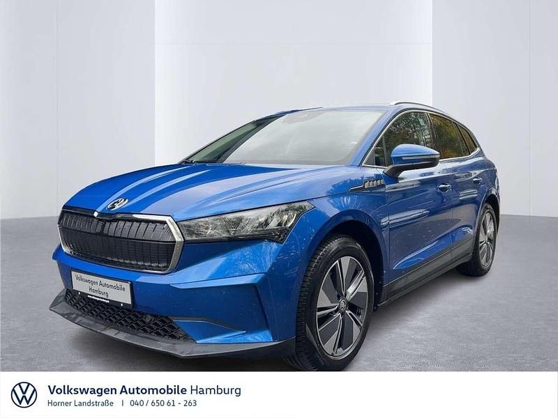 Raceblau metallic Gebraucht 2021 Skoda Enyaq iV Loft SUV | 24.450 € (Fairer Preis) - Bild 1/4