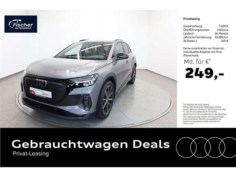 Grau Gebraucht 2025 Audi Q4 e-tron Advanced SUV | 48.940 € (Etwas zu teuer) - Bild 1/4