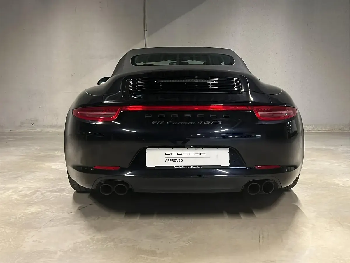 Gebraucht Porsche 911 Carrera 4 GTS 430 PS (316 kW) 2015 Tiefschwarzmetallic Cabrio