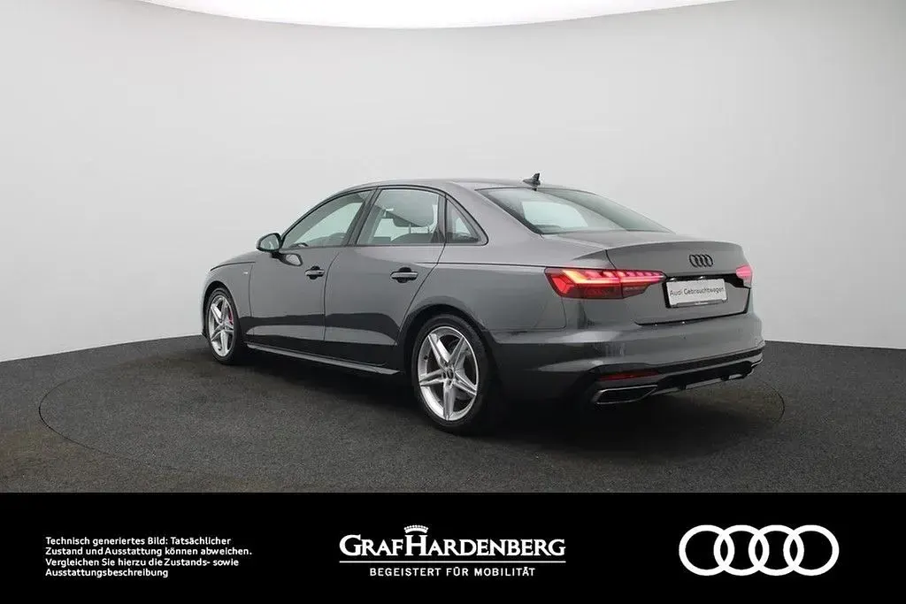Używany Audi A4 S-Line 204 KM (150 kW) 2022 Szary Sedan/Limuzyna