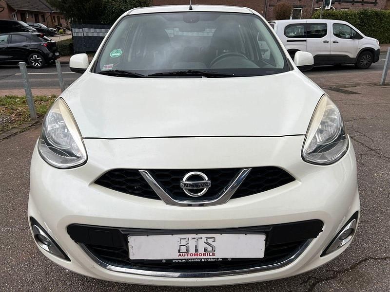 Gebraucht Nissan Micra Tekna 80 PS (58 kW) 2015 Weiß Kleinwagen