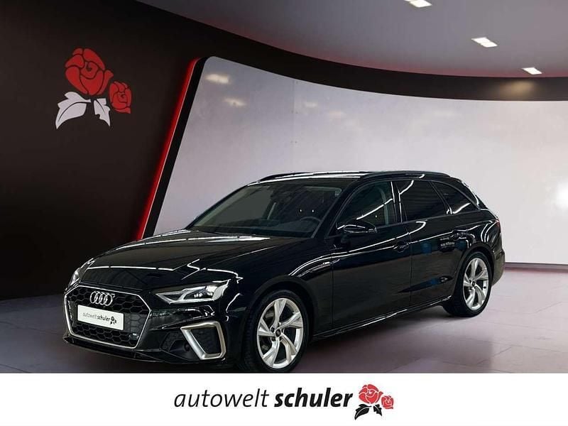 Mythosschwarz metallic Gebraucht 2023 Audi A4 S-Line Kombi | 34.880 € (Fairer Preis) - Bild 1/4