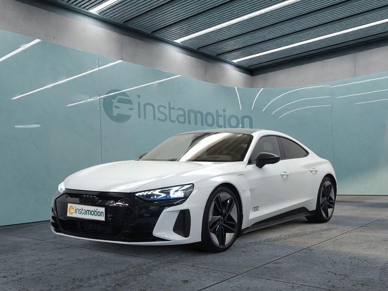 Weiß Gebraucht 2021 Audi RS e-tron GT Limousine | 74.649 € (Teuer) - Bild 1/4