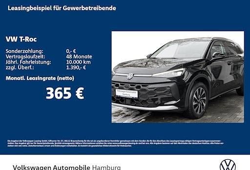 Neu VW T-Roc Style 150 PS (110 kW) 2026 Schwarz SUV
