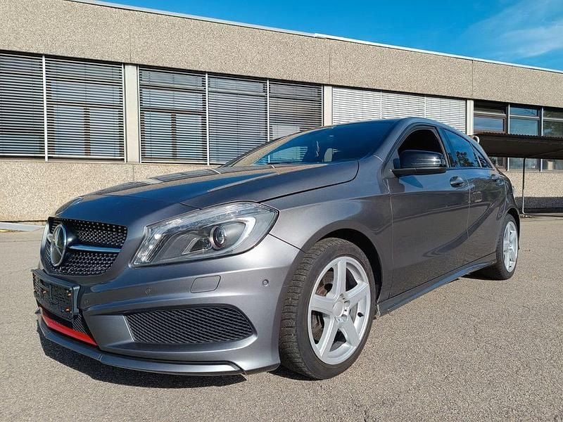Mountaingrau met. Gebraucht 2014 Mercedes A250 AMG Limousine | 10.999 € (Guter Preis) - Bild 1/4