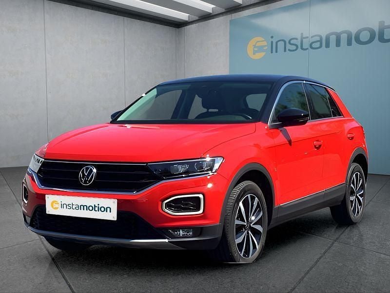 Rot Gebraucht 2022 VW T-Roc SUV | 20.649 € (Fairer Preis) - Bild 1/4