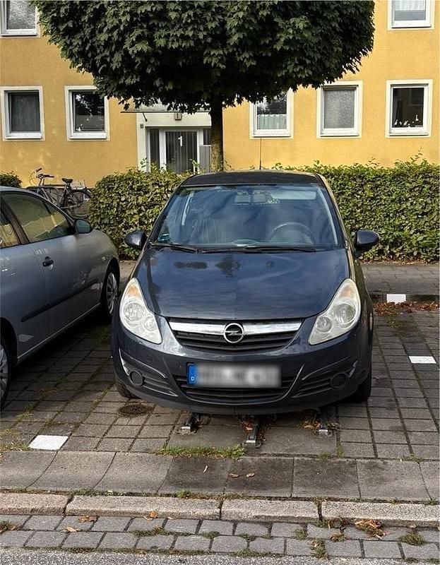 Blau Gebraucht 2009 Opel Corsa Kleinwagen | 750 € (Superpreis) - Bild 1/1
