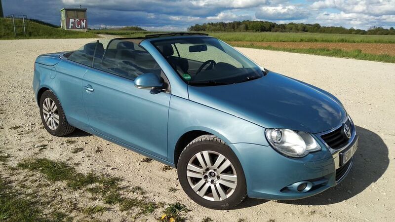 Blau Gebraucht 2006 VW Eos Cabrio | 4.600 € (Etwas zu teuer) - Bild 1/4