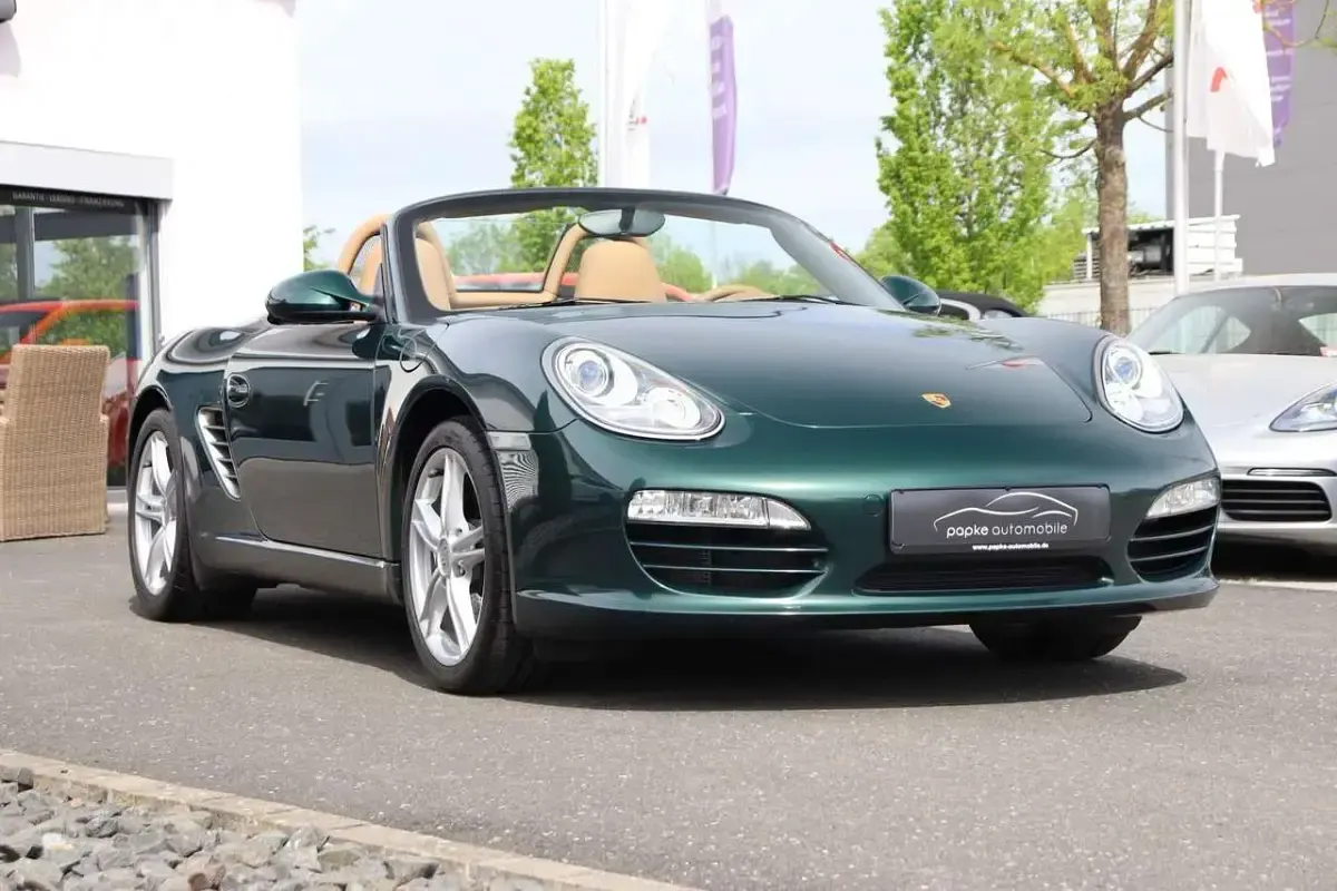 Gebraucht Porsche Boxster 256 PS (188 kW) 2010 Grün Cabrio