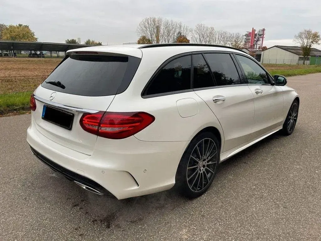 Gebraucht Mercedes C400 AMG line 333 PS (244 kW) 2015 Weiß Kombi