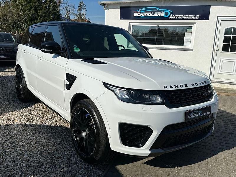 Weiß Gebraucht 2017 Land Rover Range Rover Sport SVR SUV | 53.900 € (Guter Preis) - Bild 1/4