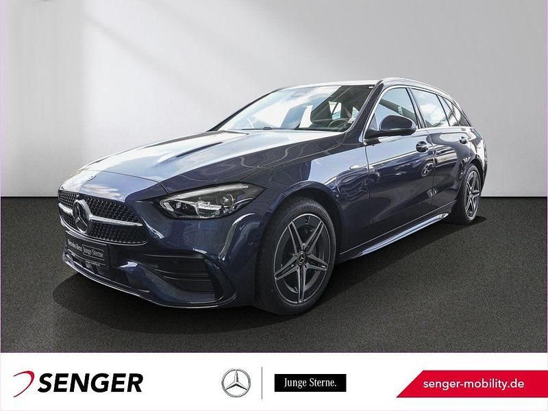 Blau Gebraucht 2025 Mercedes C300e AMG Limousine | 45.644 € (Superpreis) - Bild 1/3