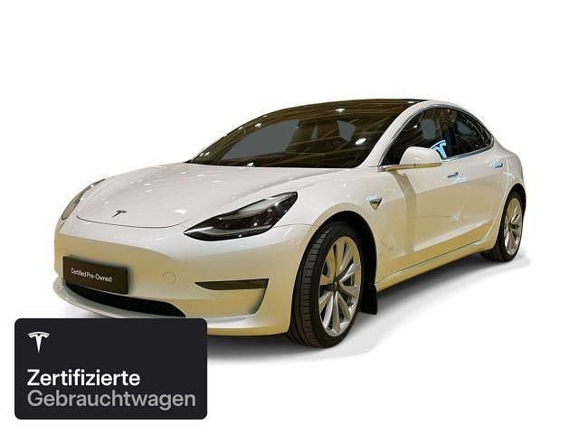 Pearl white multicoat Gebraucht 2020 Tesla Model 3 Long Range AWD Limousine | 25.500 € (Fairer Preis) - Bild 1/4