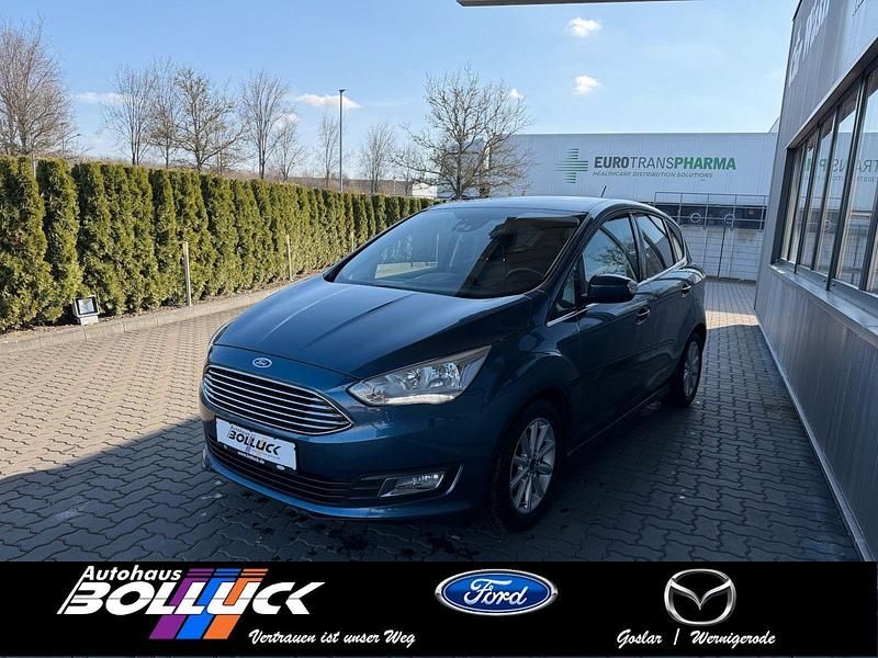 Gebraucht Ford C-MAX Titanium 125 PS (91 kW) 2019 Blau Van / Kleinbus