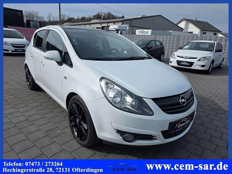 Gebraucht Opel Corsa Color Edition 87 PS (63 kW) 2010 Casablancaweiss/saphirschwarz Kleinwagen