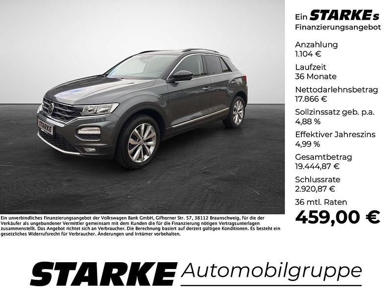 Deep black perleffekt, pearl effect Gebraucht 2019 VW T-Roc Style SUV | 18.970 € (Fairer Preis) - Bild 1/4