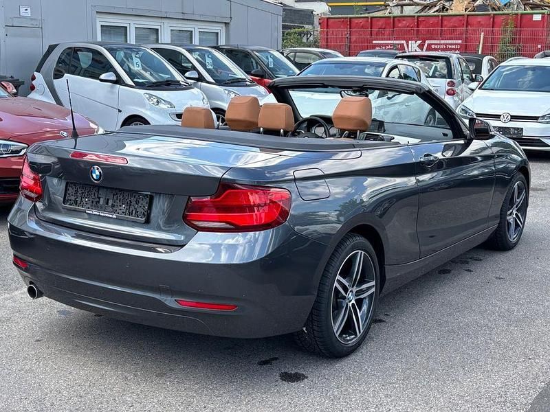 Gebraucht BMW 218 136 PS (100 kW) 2018 Mineralgrau metallic(b39) Cabrio