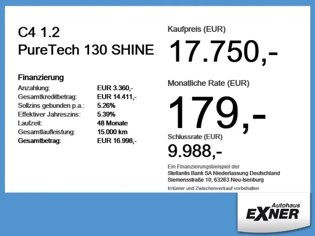 Gebraucht Citroën C4 PureTech 131 PS (96 kW) 2024 Weiss banquise SUV