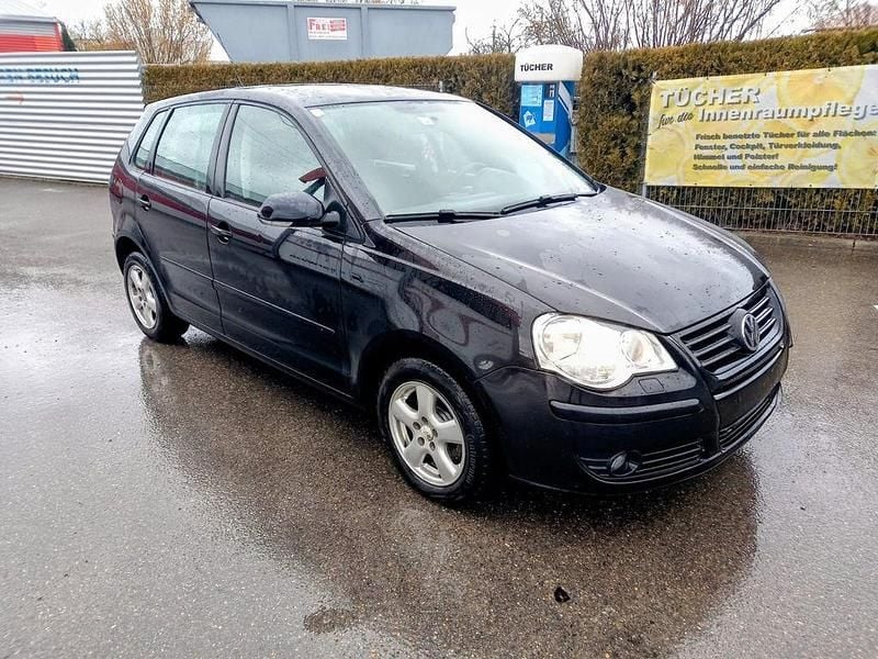 Gebraucht VW Polo Trendline 69 PS (50 kW) 2007 Schwarz Kleinwagen