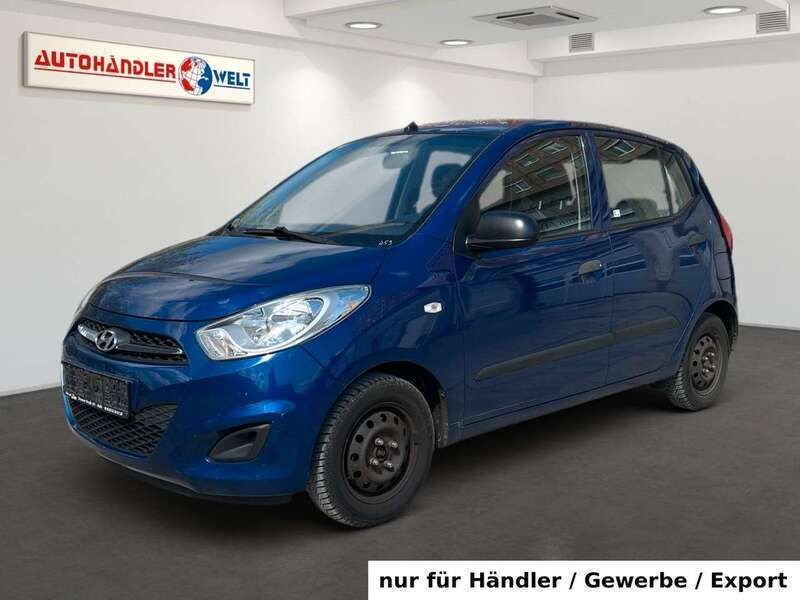 Blau Gebraucht 2013 Hyundai i10 Kleinwagen | 1.299 € (Superpreis) - Bild 1/3