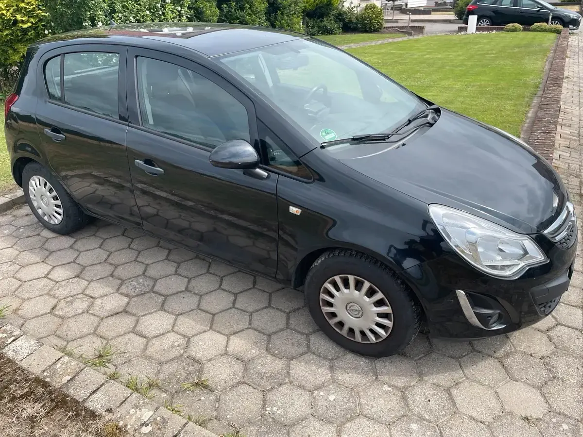 Gebraucht Opel Corsa 85 PS (62 kW) 2013 Schwarz Kleinwagen