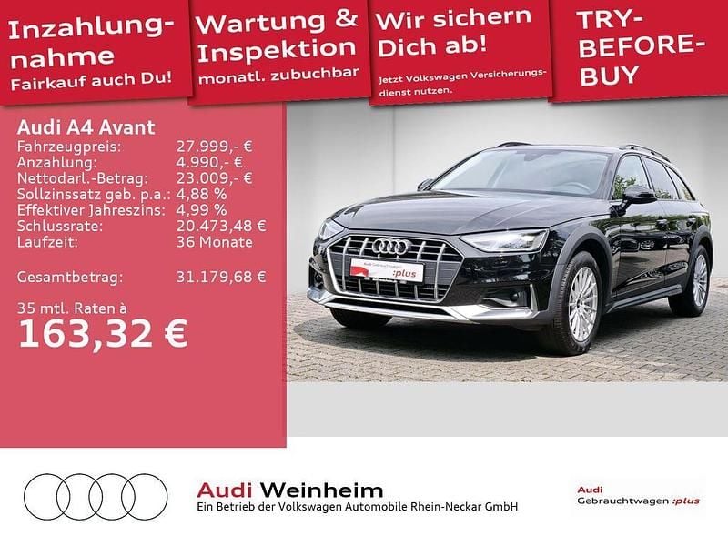 Brillantschwarz Gebraucht 2022 Audi A4 Allroad Business Kombi | 27.999 € (Superpreis) - Bild 1/3