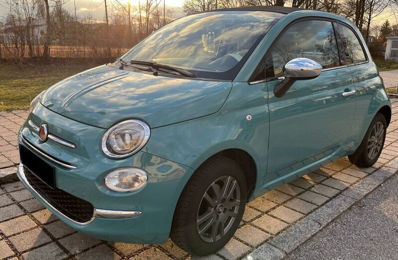 Gebraucht Fiat 500C 69 PS (50 kW) 2017 Grün Cabrio