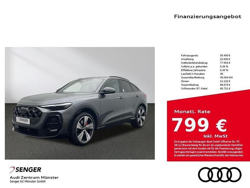 Schwarz Neu 2025 Audi SQ5 Sportback S-Line SUV | 93.490 € (Etwas zu teuer) - Bild 1/4