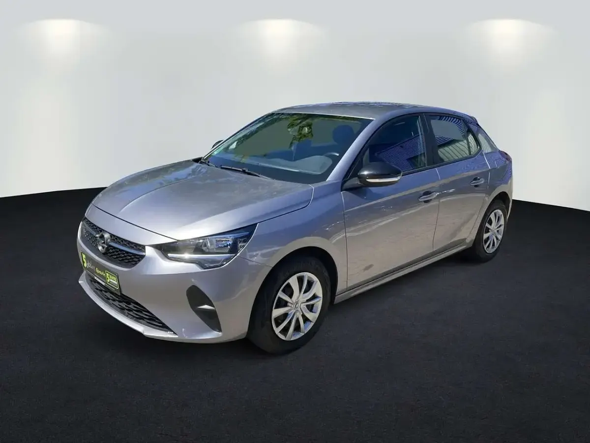 Gebraucht Opel Corsa Edition 75 PS (55 kW) 2021 Kontrast grau / quarz silber Kleinwagen