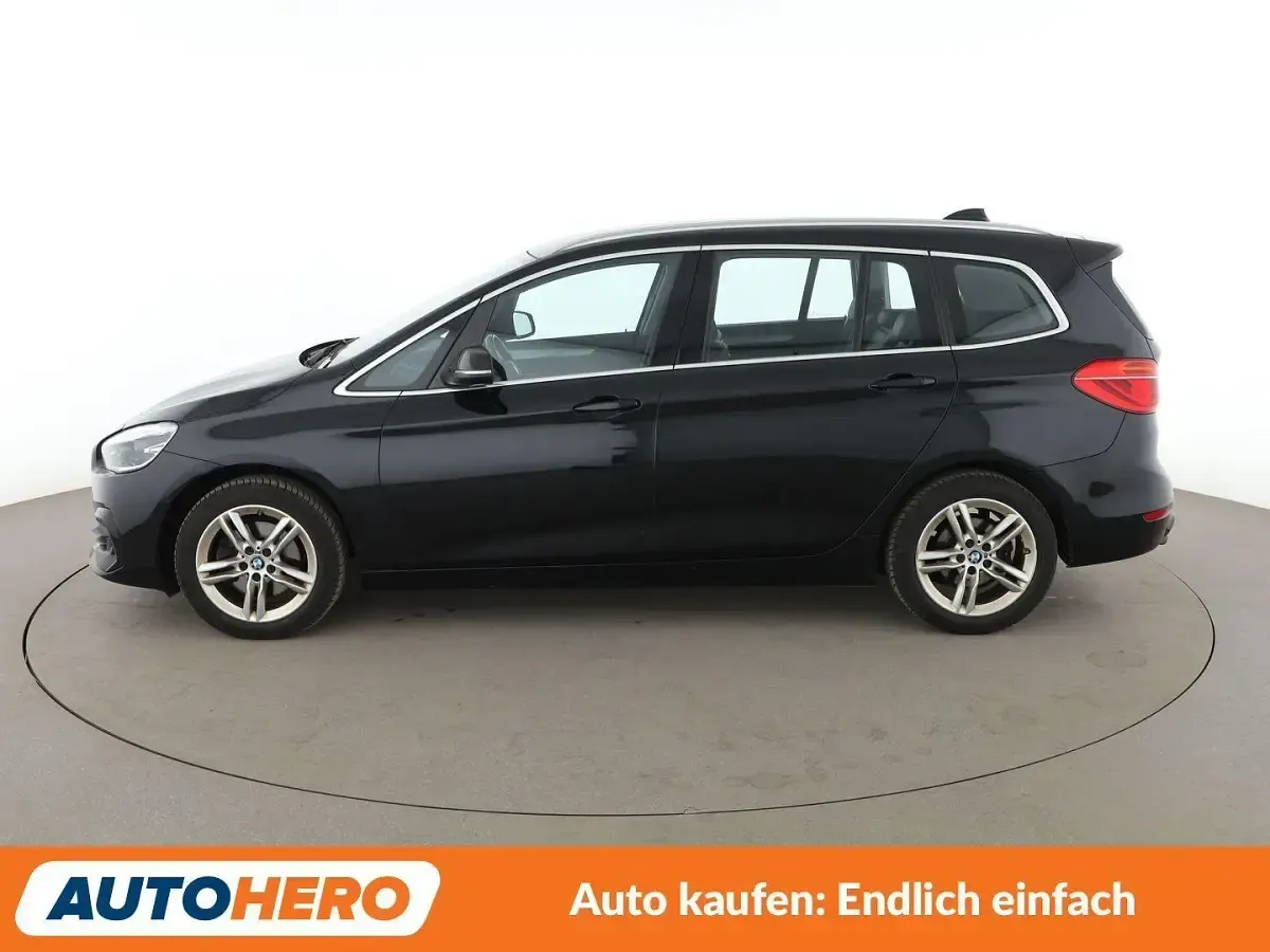 Gebraucht BMW 218 Gran Tourer Advantage 140 PS (102 kW) 2018 Schwarz Van / Kleinbus